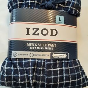 New mens large izod sleeping pants